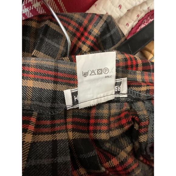 House Of Fraser Vintage Pleated Plaid Skirt Size 18 - Picture 7 of 7
